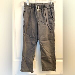 Cat & Jack Boys Gray Straight Leg Pants with elastic waist